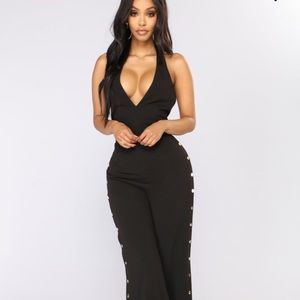 ‘Nick of Time’ Snap Jumpsuit